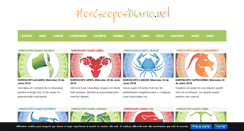 Desktop Screenshot of horoscoposdiario.net
